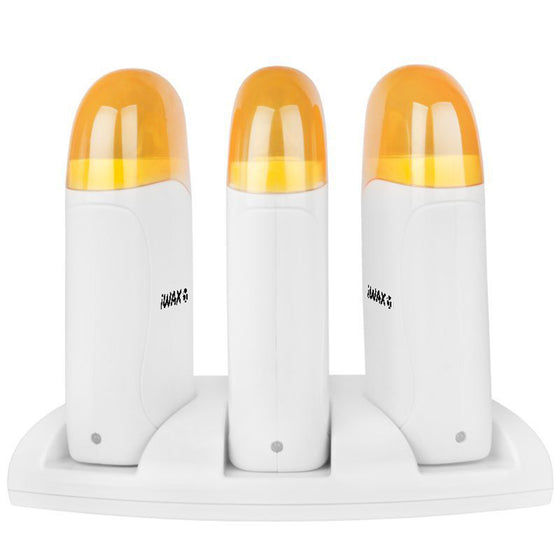 Patruunavahanlämmitin iWax Trio 120 W - valkoinen ja keltainen