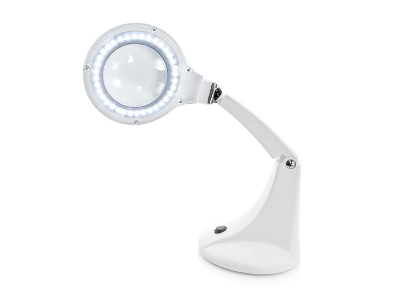 Loeplamp LED 30 SMD 5D op Standaard Elegante Mini Wit - afbeelding 3