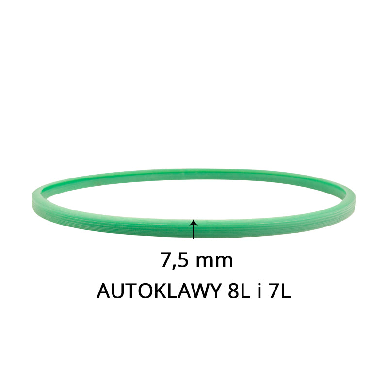 Woson Siliconen Pakking voor Autoclaaf 7L en 8L Groen 7,5 mm - afbeelding 2