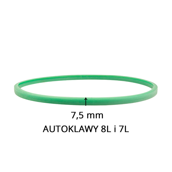 Woson Siliconen Pakking voor Autoclaaf 7L en 8L Groen 7,5 mm - afbeelding 2