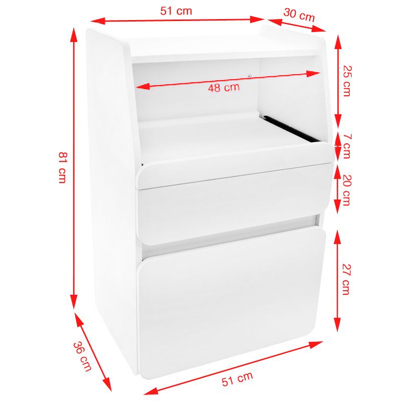 Beauty Cabinet Azzurro Midi 970 Wit - afbeelding 9