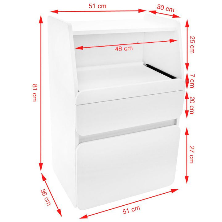 Beauty Cabinet Azzurro Midi 970 Wit - afbeelding 9