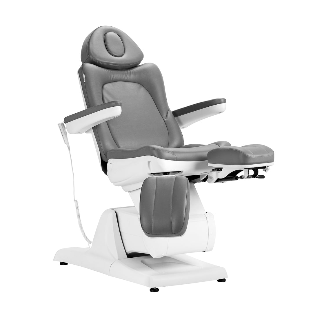 Behandelstoel Elektrisch Azzurro 870S Pedi 3 Motoren Grijs - afbeelding 3