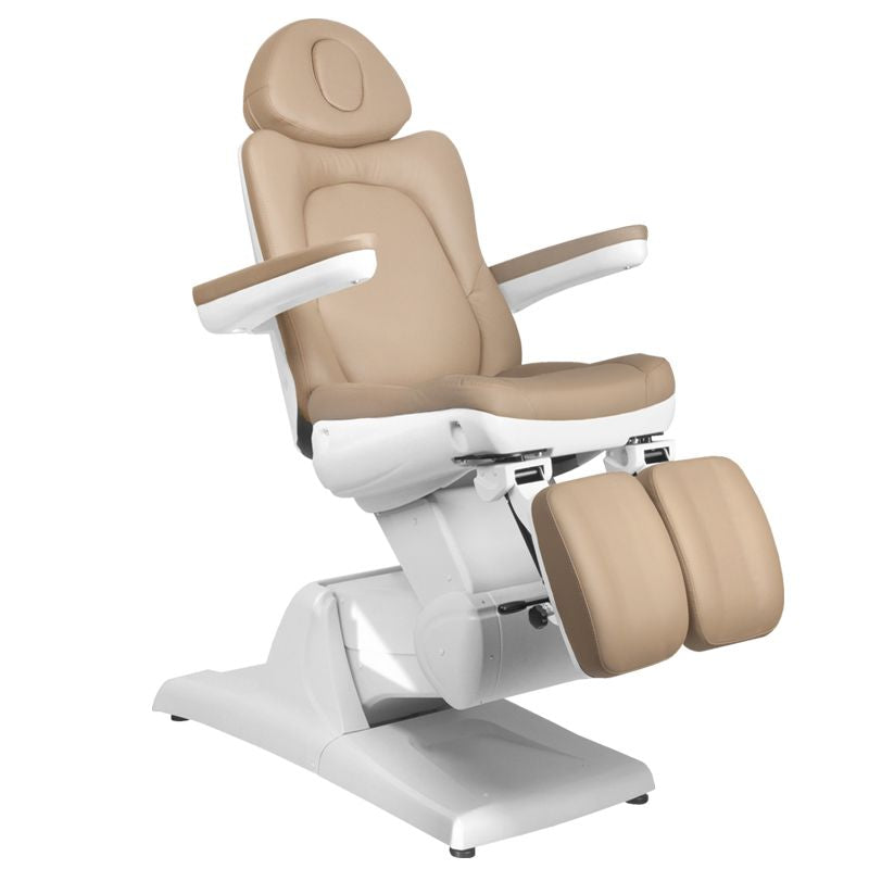 Behandelstoel Elektrisch Azzurro 870S Pedi 3 Motoren Cappuccino
