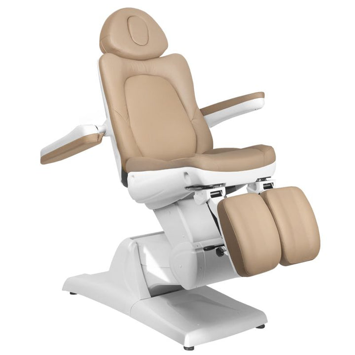 Behandelstoel Elektrisch Azzurro 870S Pedi 3 Motoren Cappuccino - afbeelding 2