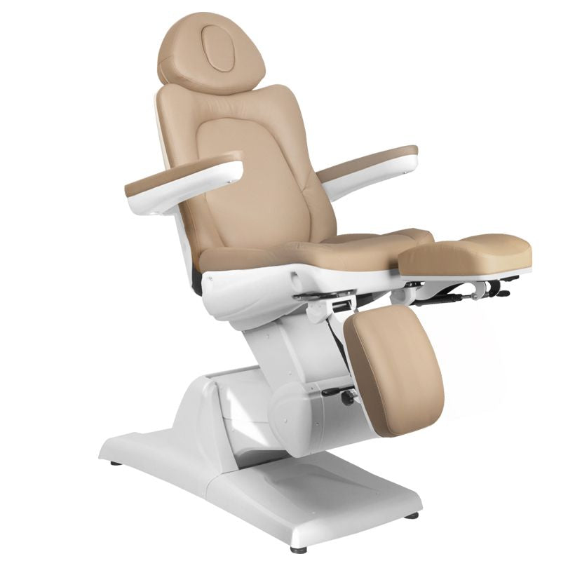 Behandelstoel Elektrisch Azzurro 870S Pedi 3 Motoren Cappuccino - afbeelding 4