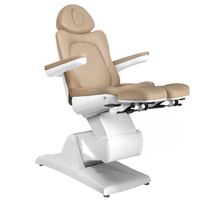 Behandelstoel Elektrisch Azzurro 870S Pedi 3 Motoren Cappuccino - afbeelding 5