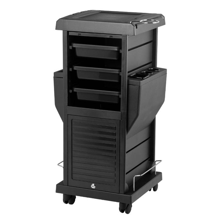 Werkwagen Kapper met Slot Gabbiano 100C Zwart - afbeelding 2
