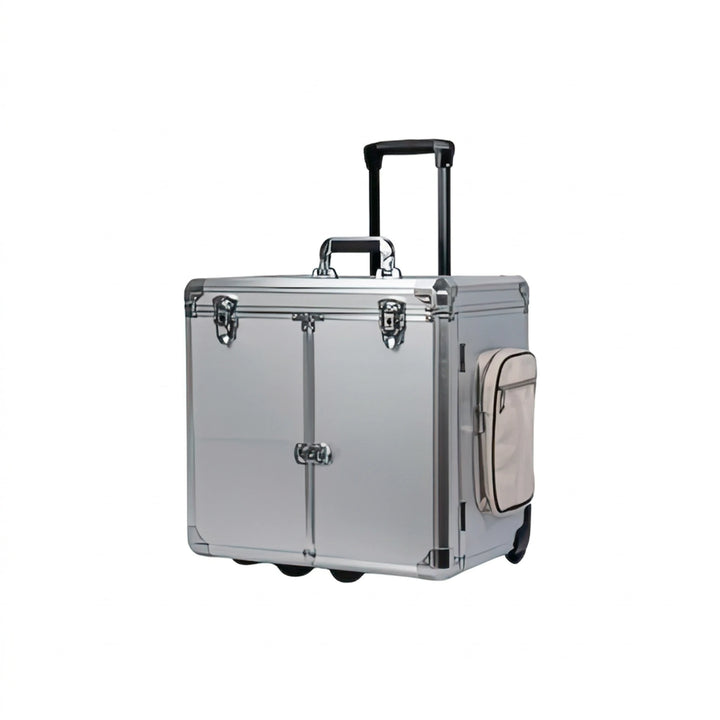 Pedicure Koffer met Trolley Clinic Club Follow Me Amburex Zilver