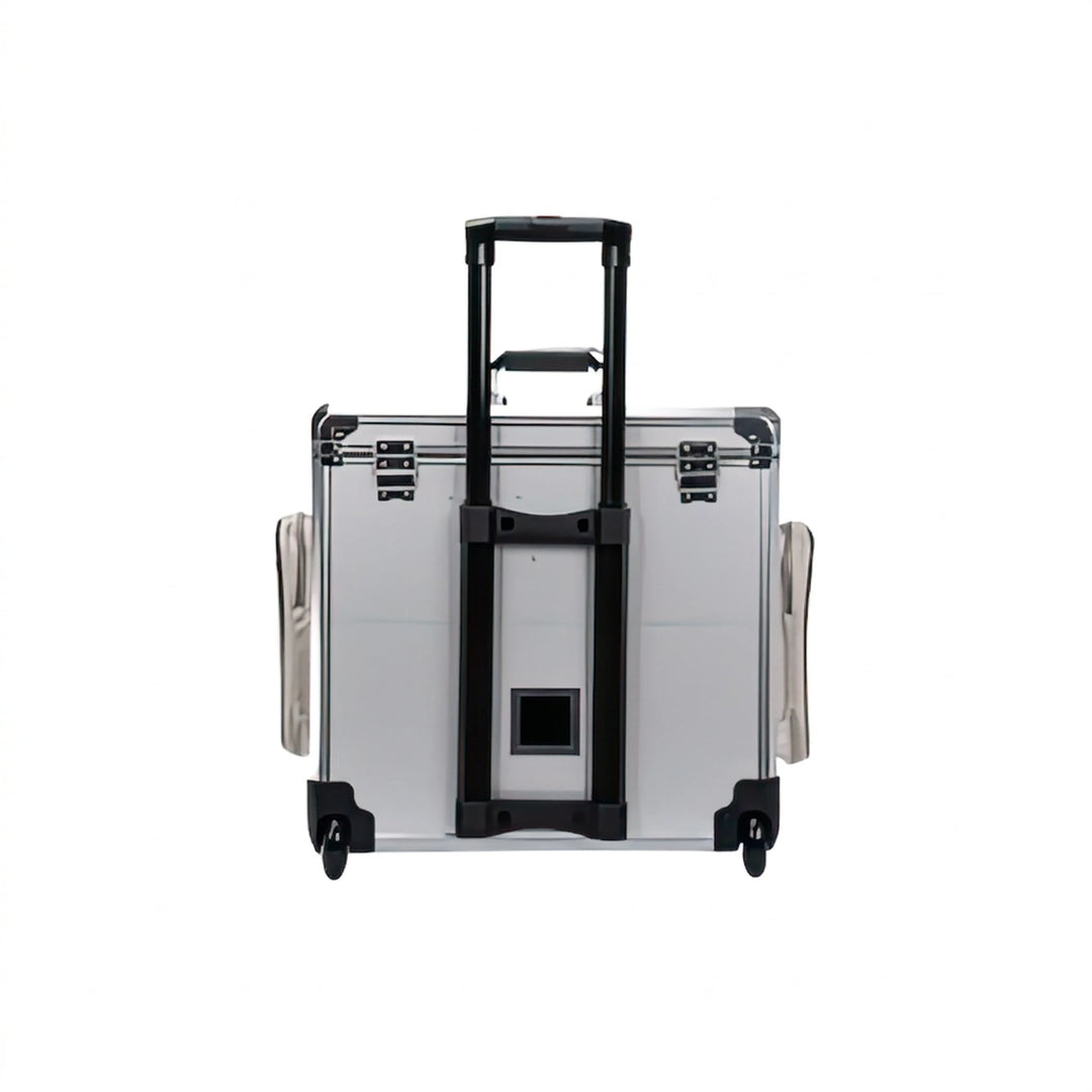 Pedicure Koffer met Trolley Clinic Club Follow Me Amburex Zilver