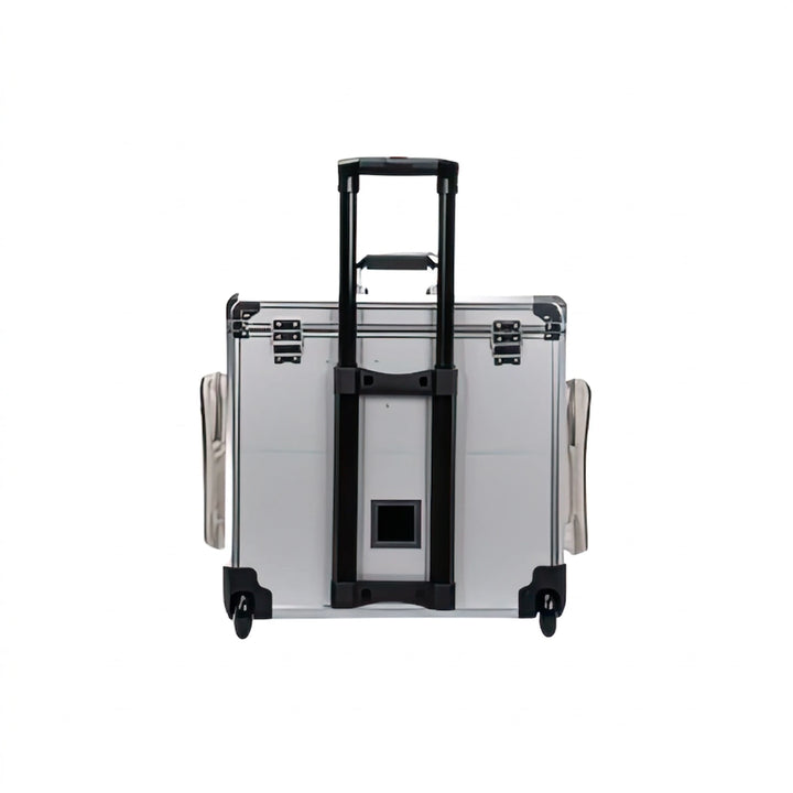 Pedicure Koffer met Trolley Clinic Club Follow Me Amburex Zilver