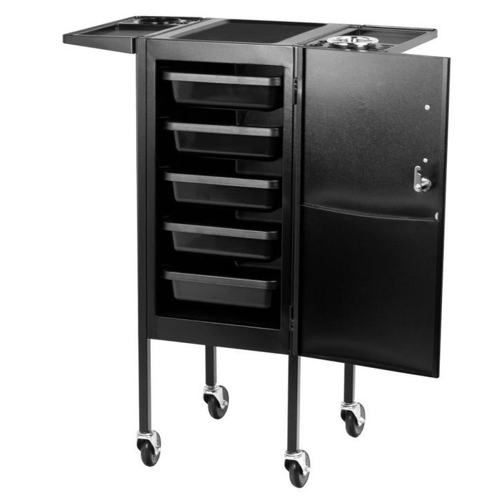 Werkwagen Kapper met Slot Gabbiano Deluxe 500 Zwart - afbeelding 7