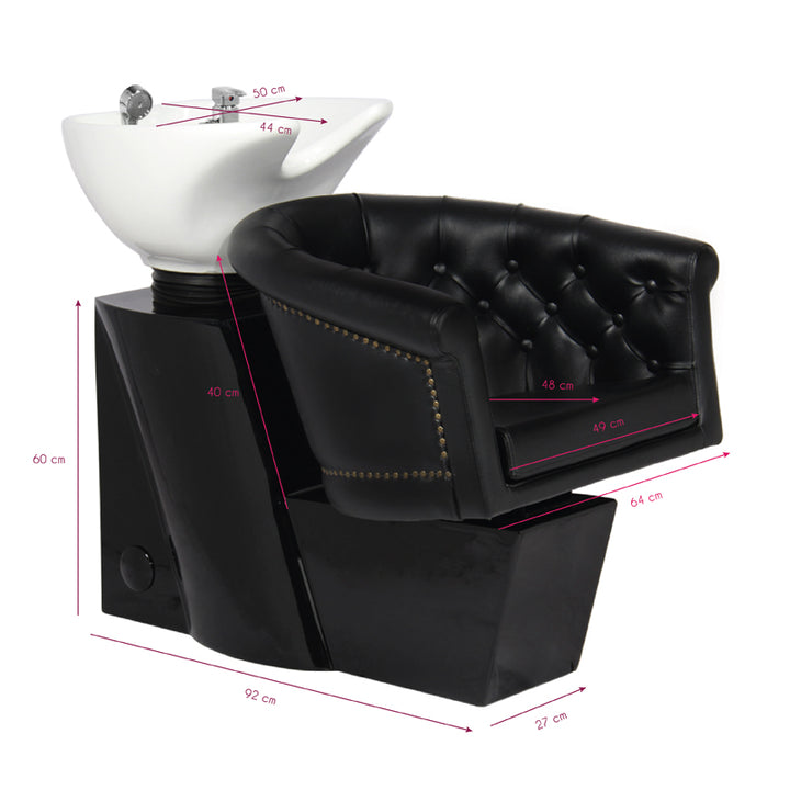 Wasunit Gabbiano London Zwart - afbeelding 2
