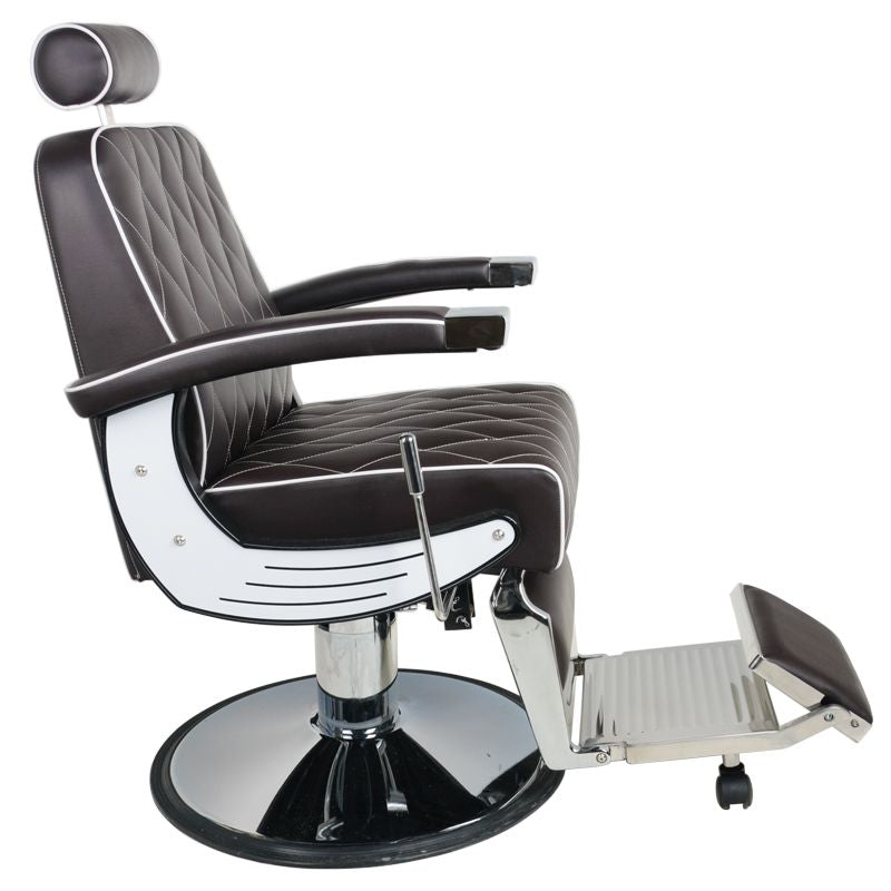 Barberstoel Gabbiano Imperial Bruin - afbeelding 3