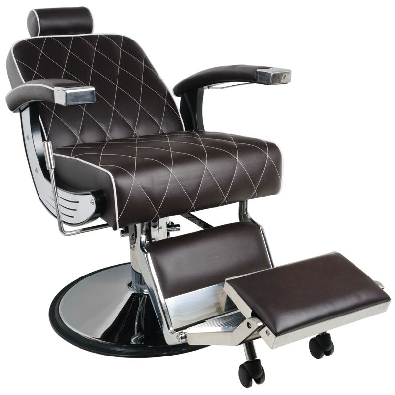 Barberstoel Gabbiano Imperial Bruin - afbeelding 4