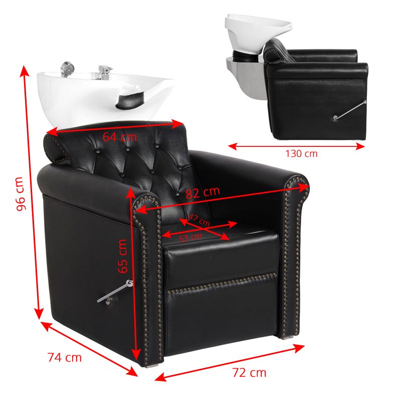 Wasunit Gabbiano Berlin Lux Zwart - afbeelding 6
