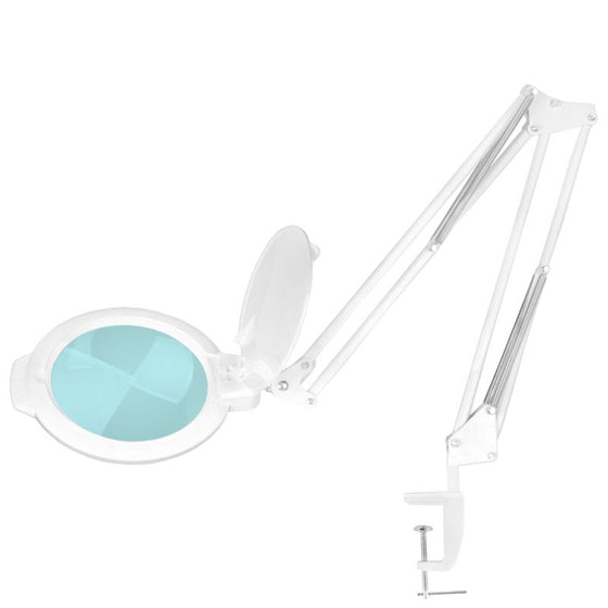 Suurennuslasivalaisin Glow Moonlight 8013 - valkoinen