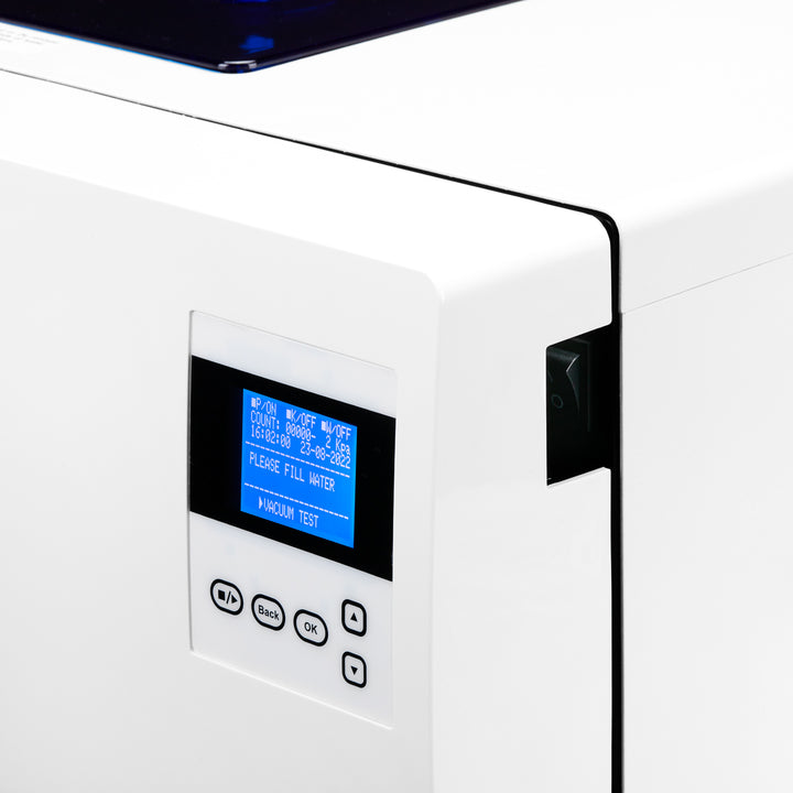 Autoclaaf Lafomed Premium Line LFSS12AA LCD met Printer 12 L Klasse B Medisch - afbeelding 5