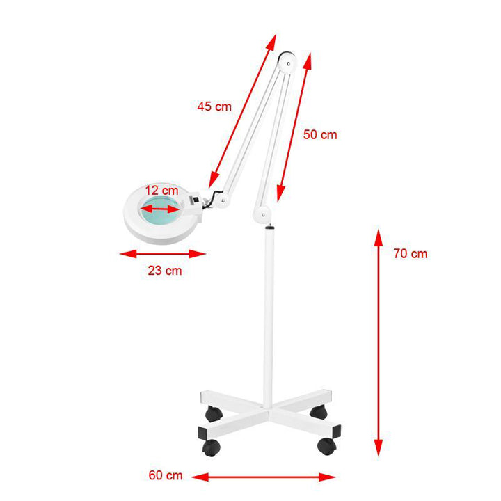 Loeplamp op Statief 5D S4 Wit - afbeelding 5