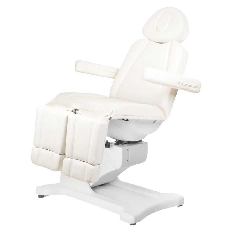 Behandelstoel Elektrisch Azzurro 869AS Pedi 5 Motoren Draaibaar Wit - afbeelding 10