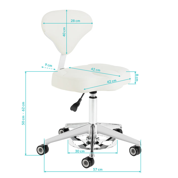 Tabouret Azzurro 156F Bump-Up Wit - afbeelding 10