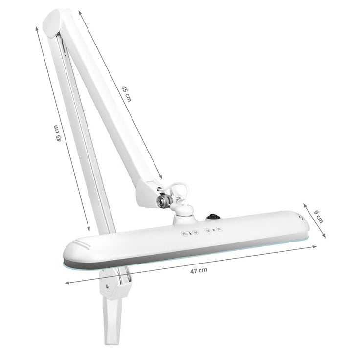 LED Lamp met Klem en Instelbare Kleur- en Lichtintensiteit Elegante 801TL Wit - afbeelding 8