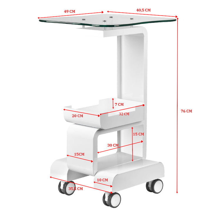 Roltafel 082 Wit - afbeelding 4