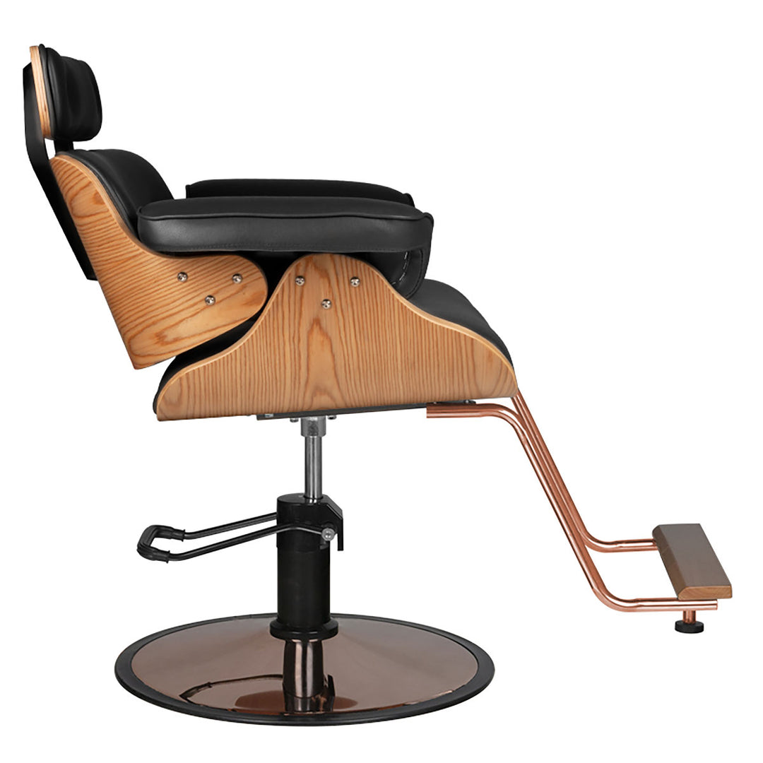 Kappersstoel Gabbiano Florence Zwart - afbeelding 2