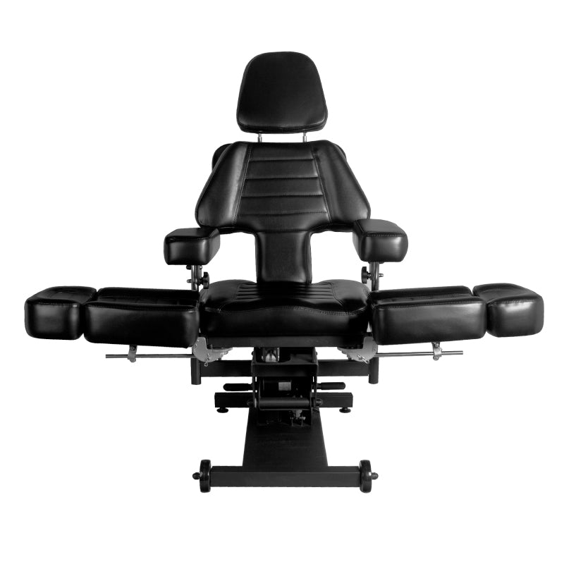 Tattoostoel Elektrisch Pro Ink 606 2 Motoren Zwart - afbeelding 2