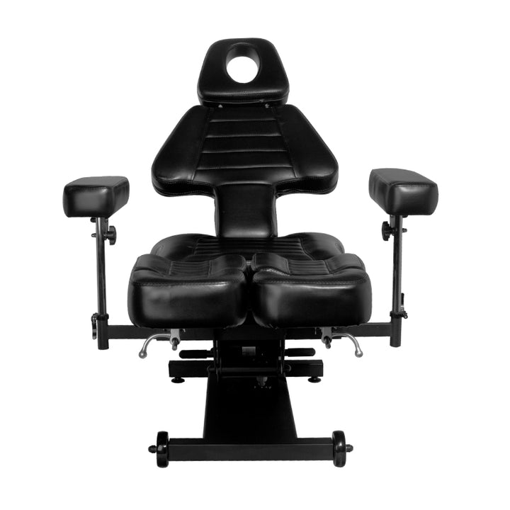 Tattoostoel Elektrisch Pro Ink 606 2 Motoren Zwart - afbeelding 3