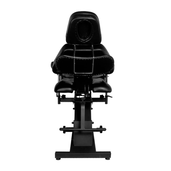 Tattoostoel Elektrisch Pro Ink 606 2 Motoren Zwart - afbeelding 5