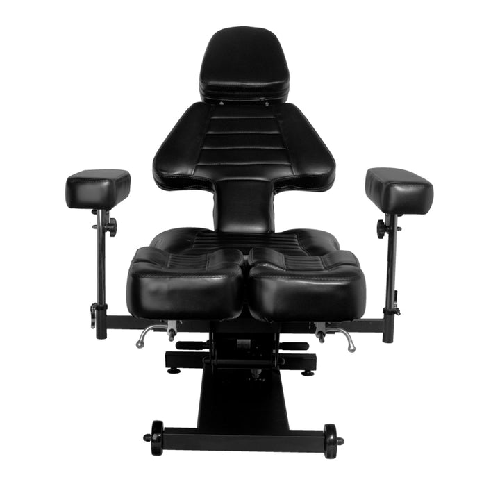 Tattoostoel Elektrisch Pro Ink 606 2 Motoren Zwart - afbeelding 6