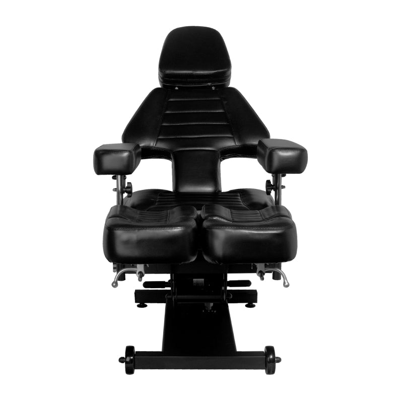 Tattoostoel Elektrisch Pro Ink 606 2 Motoren Zwart - afbeelding 7