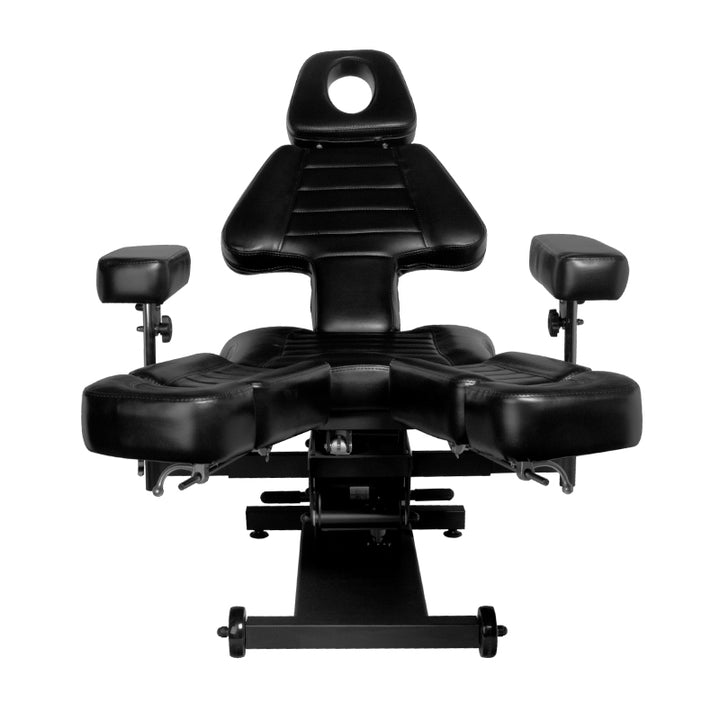 Tattoostoel Elektrisch Pro Ink 606 2 Motoren Zwart - afbeelding 9
