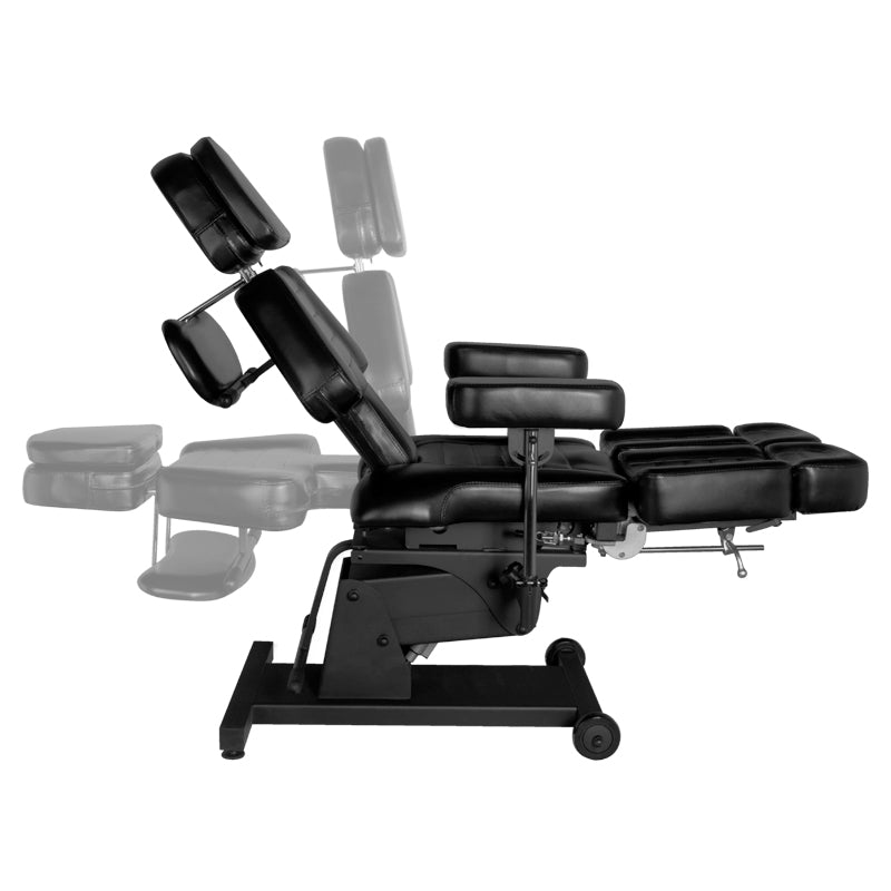 Tattoostoel Elektrisch Pro Ink 606 2 Motoren Zwart - afbeelding 17