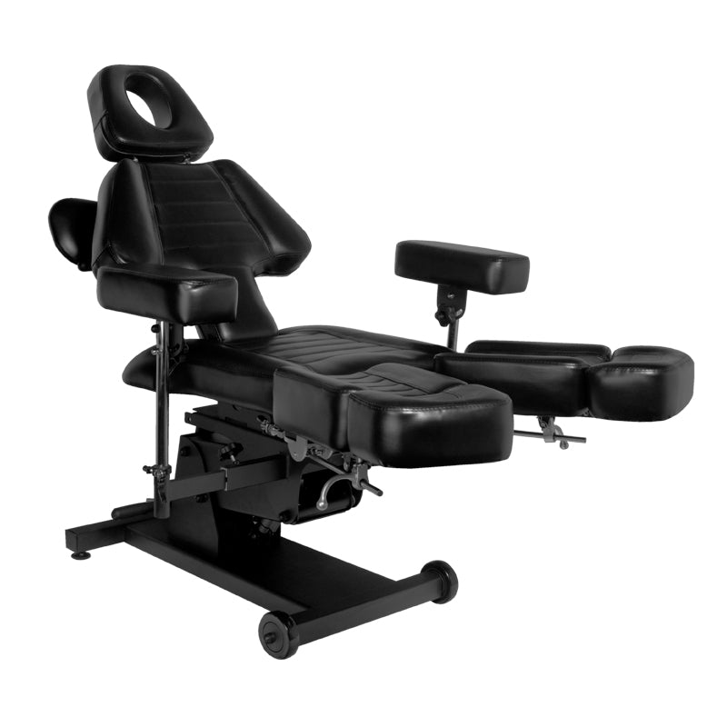 Tattoostoel Elektrisch Pro Ink 606 2 Motoren Zwart - afbeelding 18