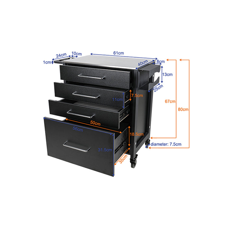 Roltafel Pro-Ink 702 Zwart - afbeelding 5