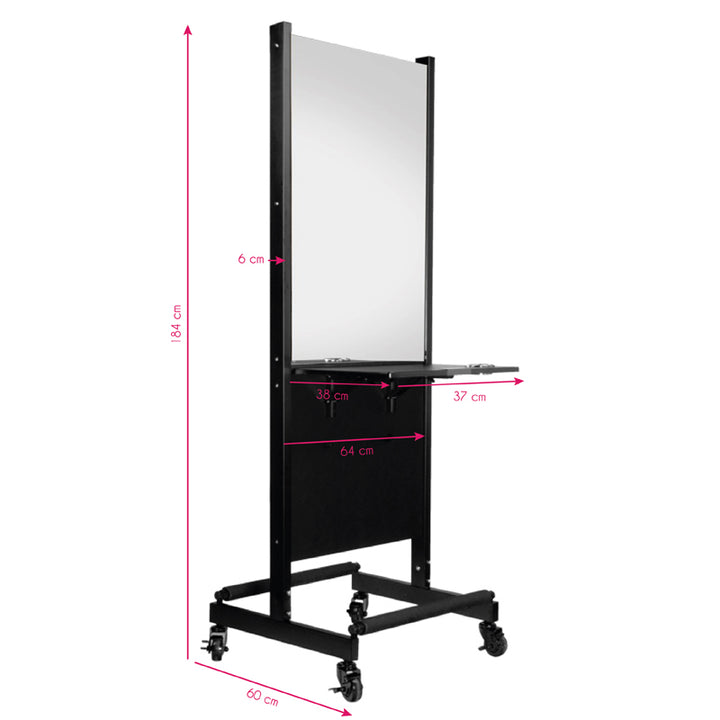 Kaptafel Mobiel Kapperssalon Gabbiano Dubbelzijdig RA-006 - afbeelding 6
