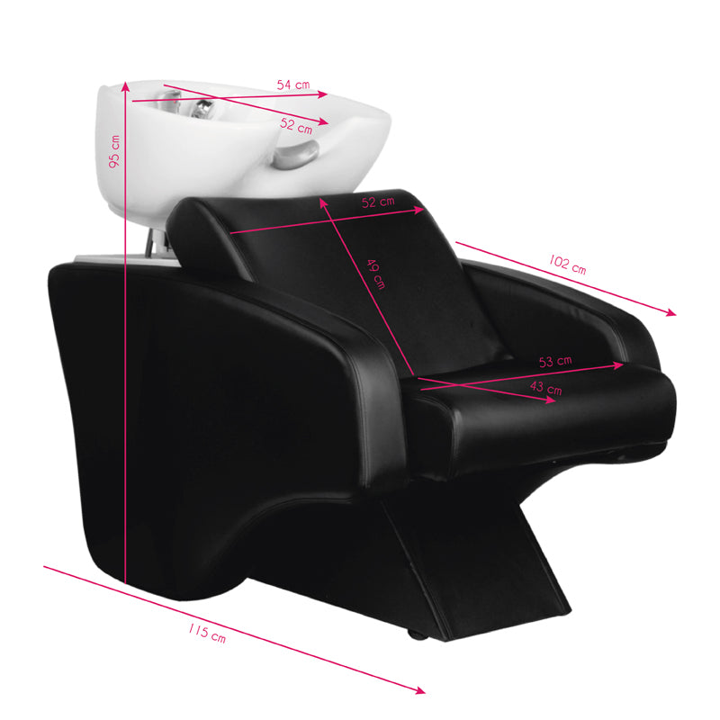 Wasunit Hair System C38 Zwart - afbeelding 6