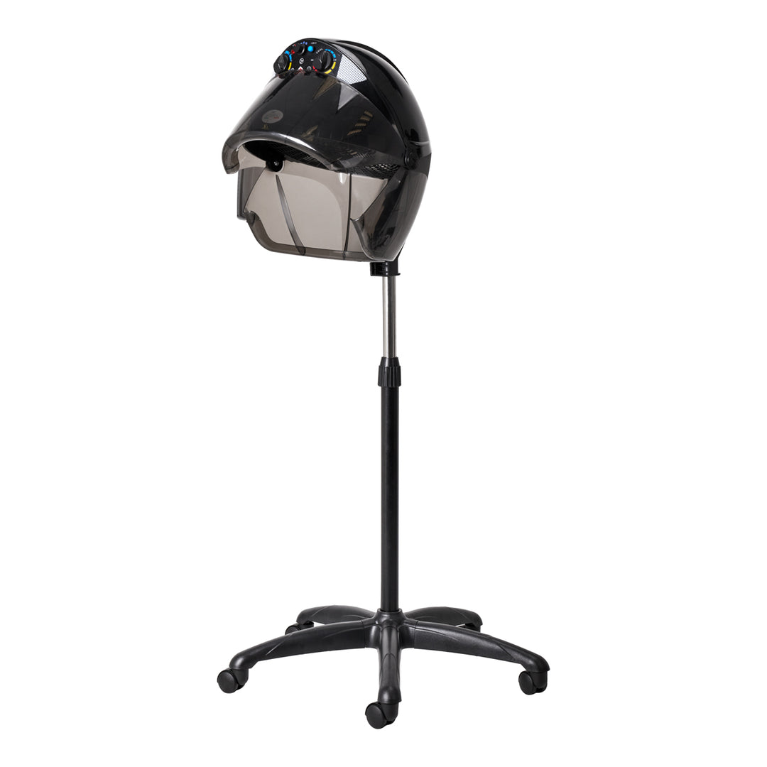 Droogkap met Statief Ionic Triple Speed Gabbiano Centurion LVI-203S Zwart - afbeelding 2