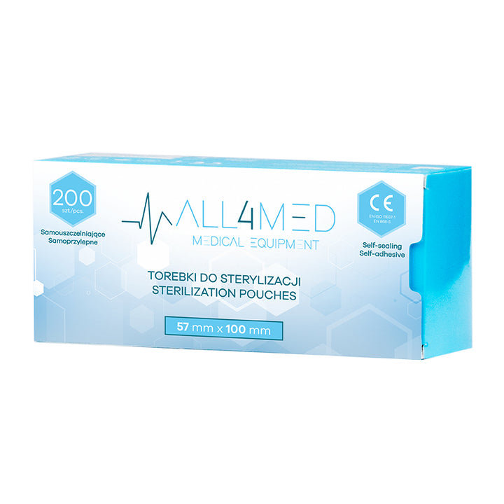 Autoclaafzakken All4Med 57 × 105 mm – 200 Stuks - afbeelding 2