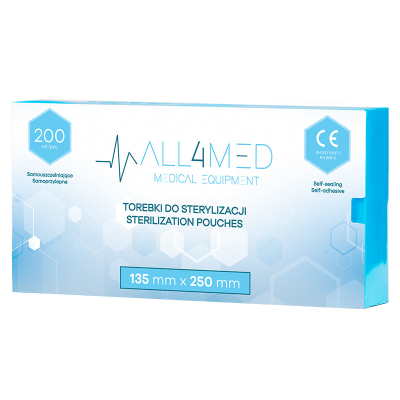 Autoclaafzakken All4Med 135 × 250 mm – 200 Stuks - afbeelding 2