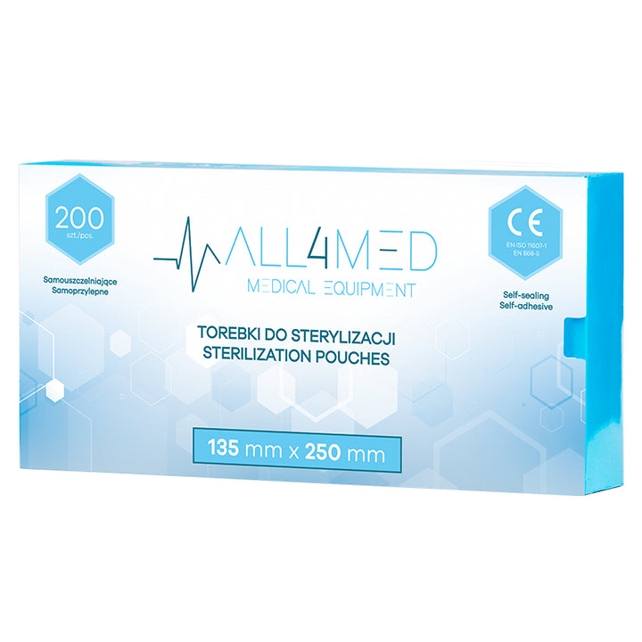 Autoclaafzakken All4Med 135 × 250 mm – 200 Stuks - afbeelding 2
