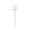 Hiomakorkit EXO pallomainen 10 mm, hieno - valkoinen