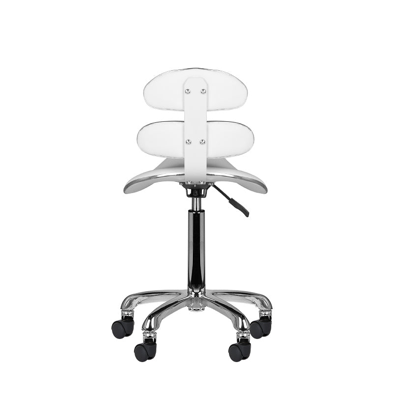 Zadelkruk Verstelbaar Eco Leder AM-880 Wit - afbeelding 4