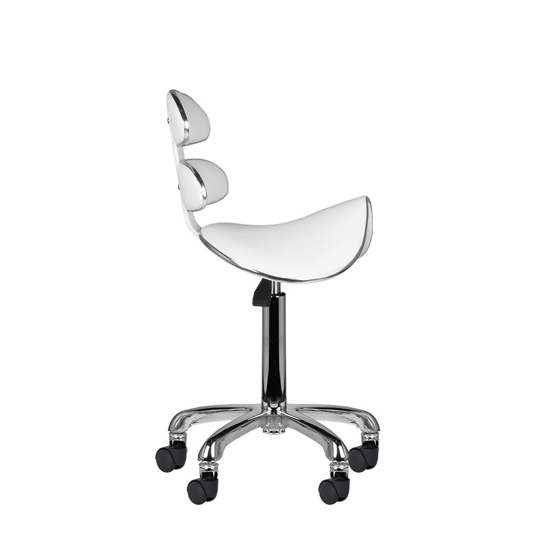 Zadelkruk Verstelbaar Eco Leder AM-880 Wit - afbeelding 5