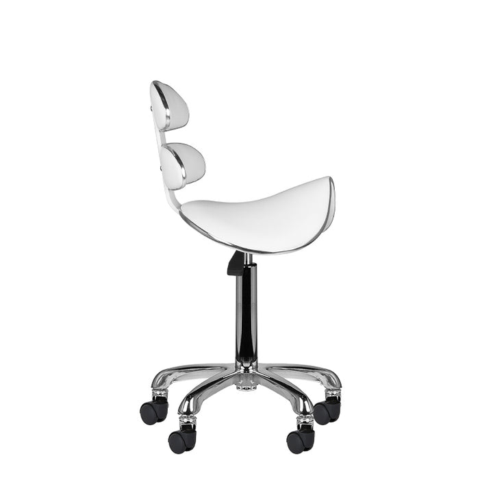 Zadelkruk Verstelbaar Eco Leder AM-880 Wit - afbeelding 5