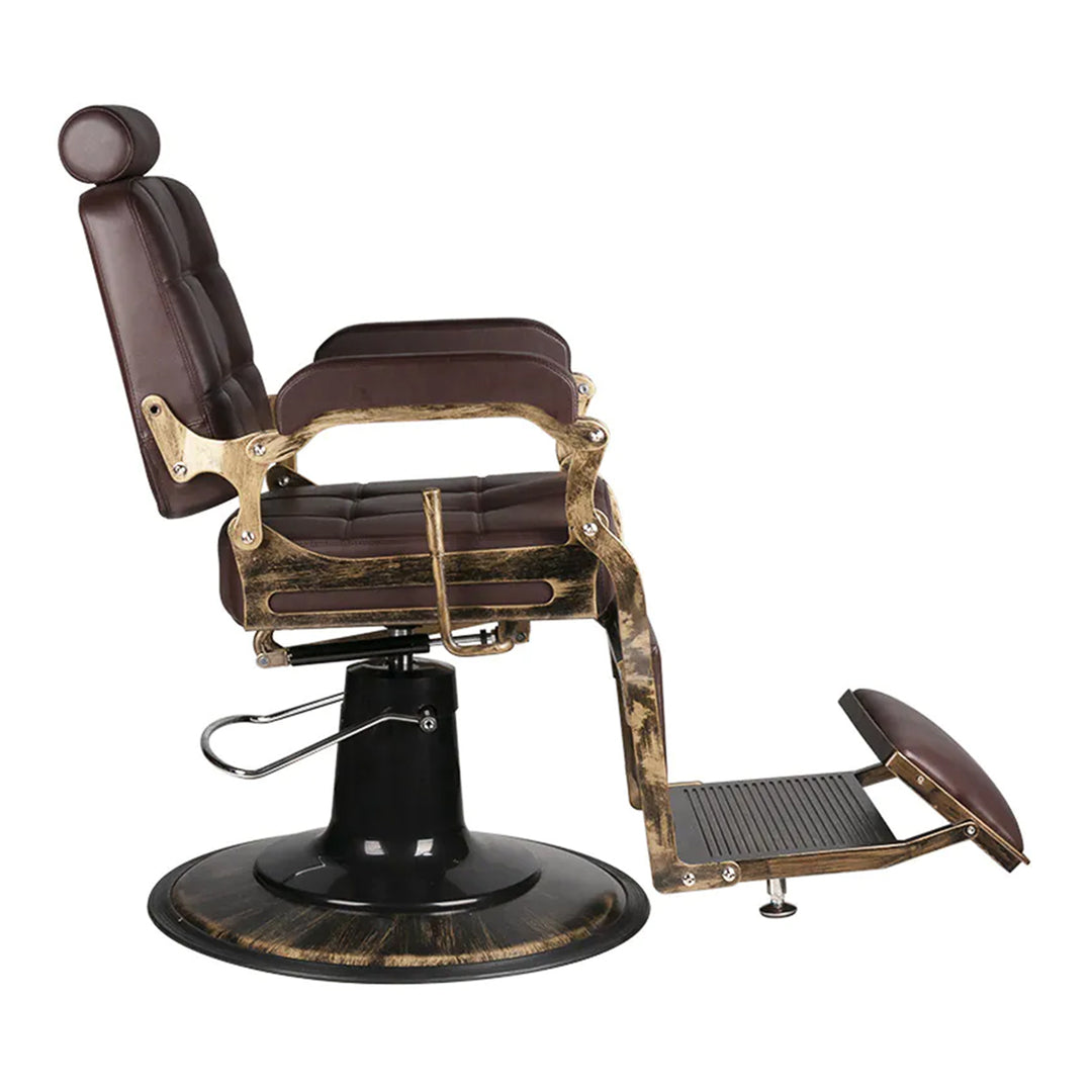 Barberstoel Gabbiano Boss Bruin - afbeelding 4