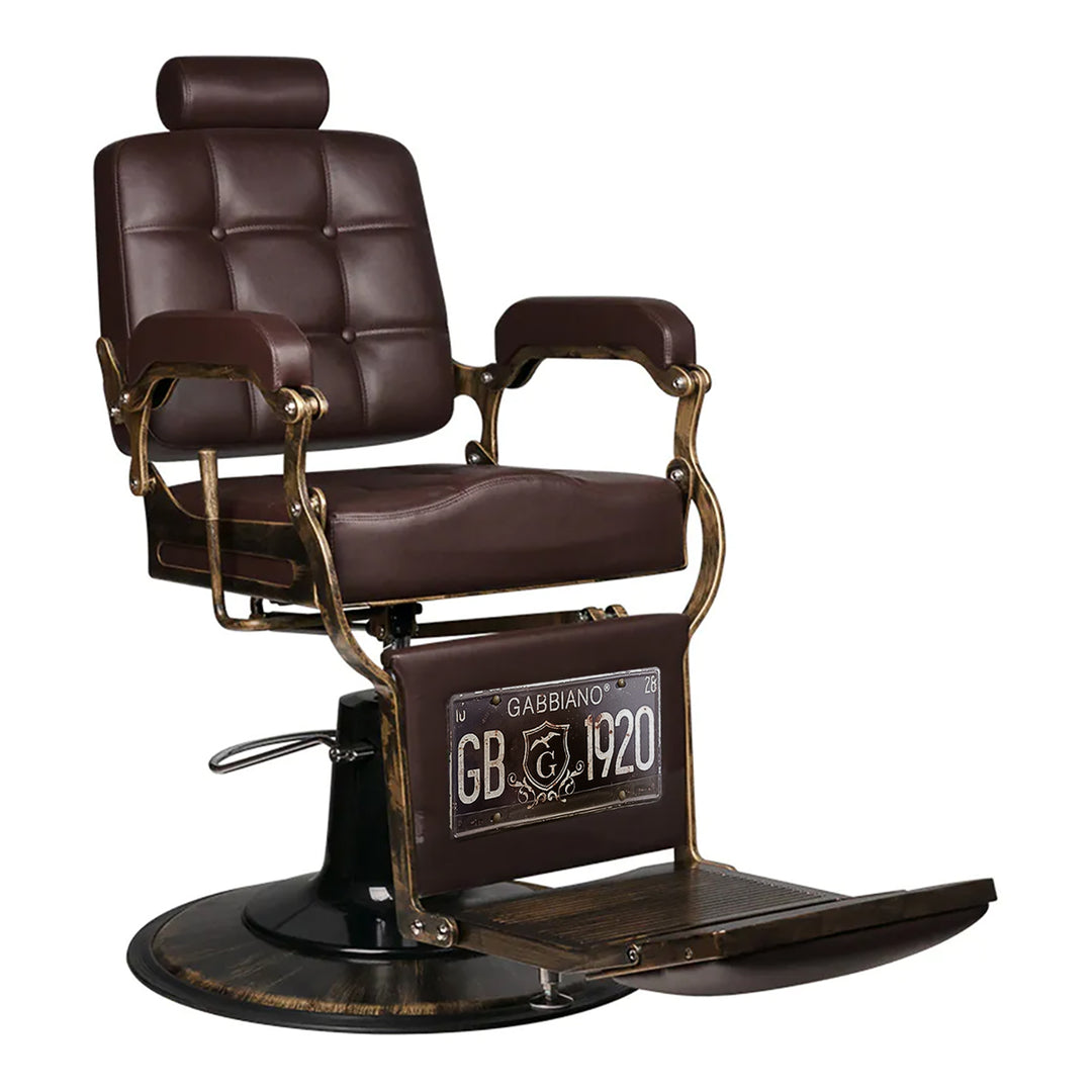 Barberstoel Gabbiano Boss Bruin - afbeelding 6