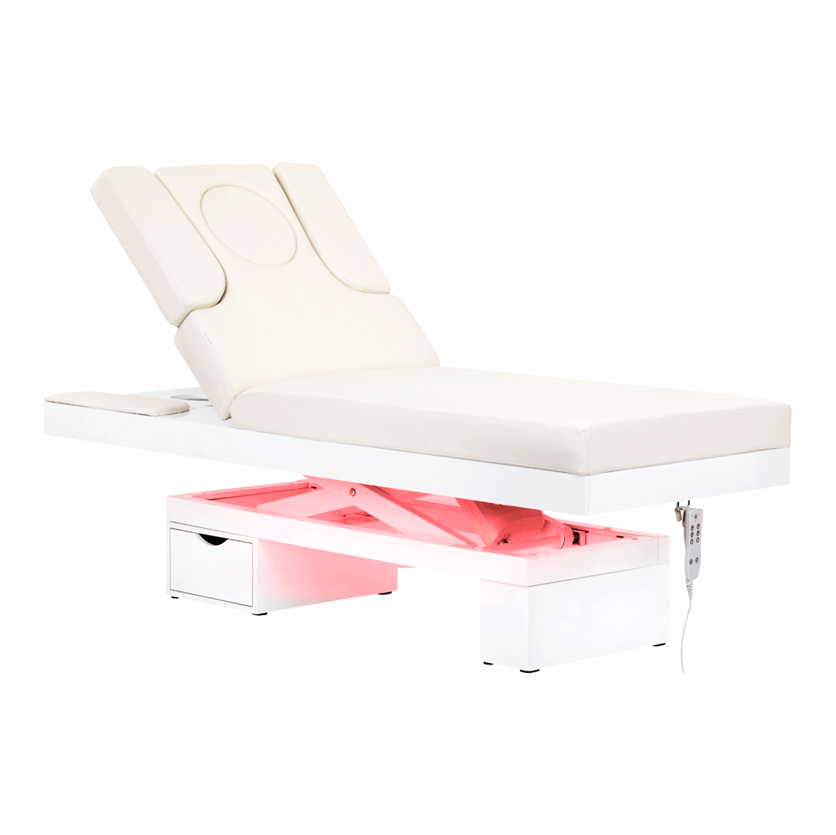 Massagetafel Elektrisch Verwarmd Azzurro 815B Wit